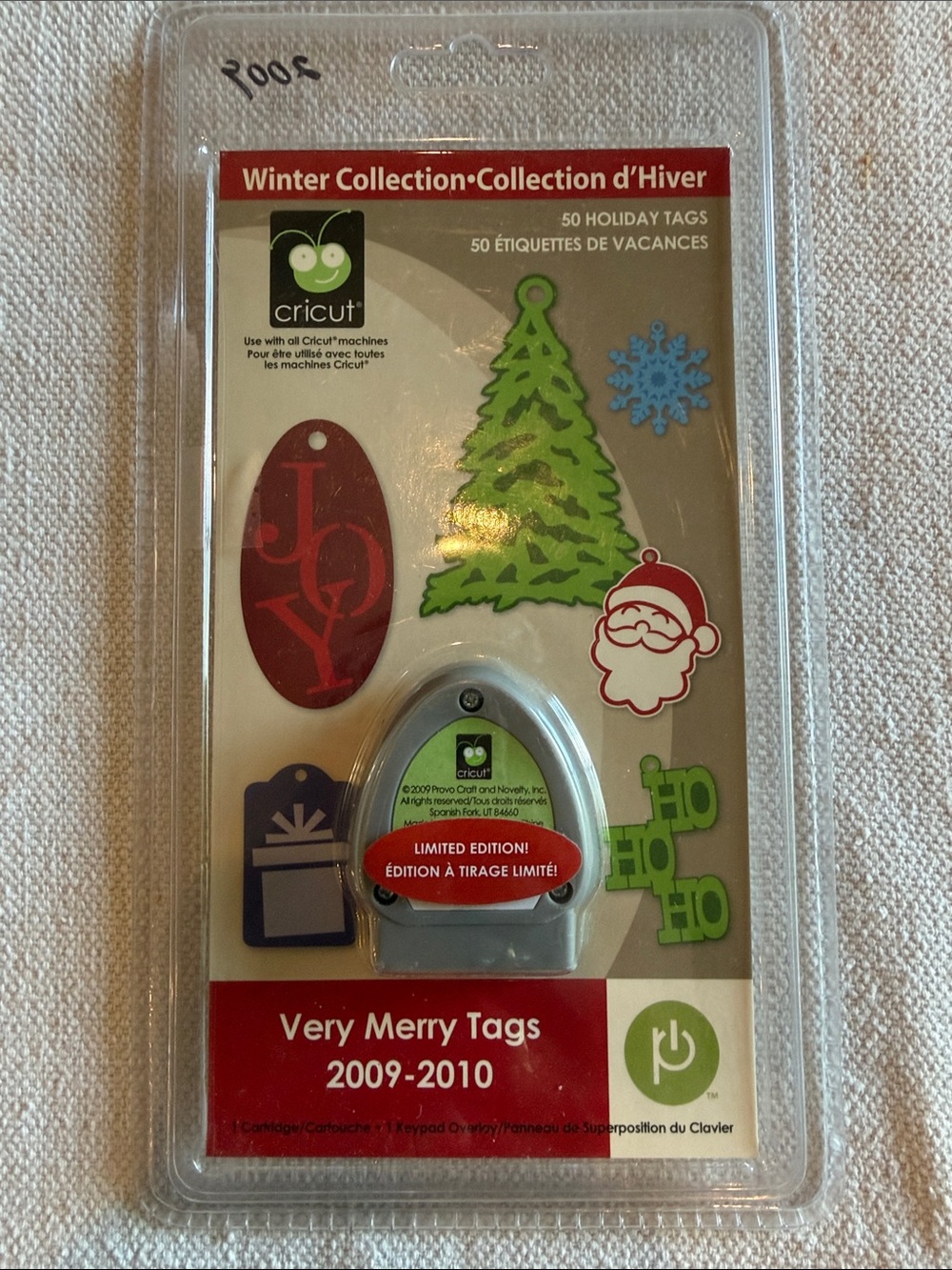 Cricut Very Merry Tags Winter Collection - Cartridge.